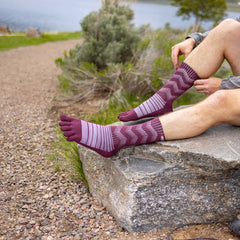 Injinji MW Crew Wool Garnet