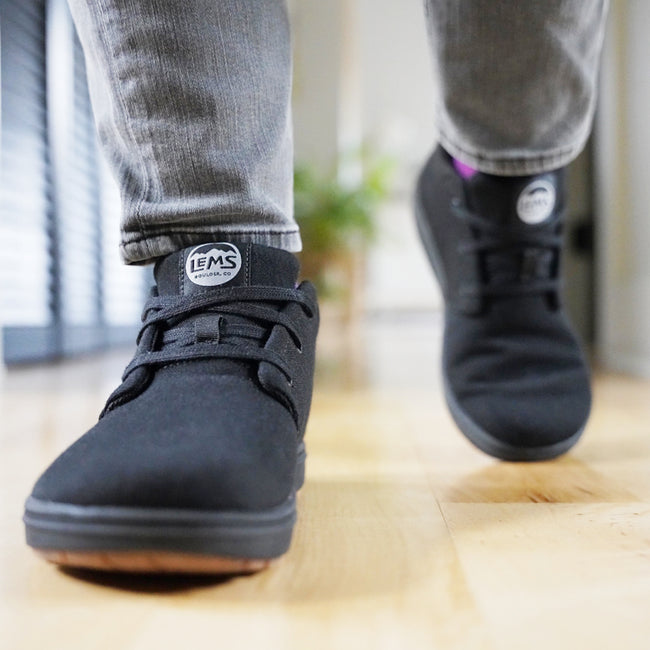 Lems Chukka Grip Canvas Blackout