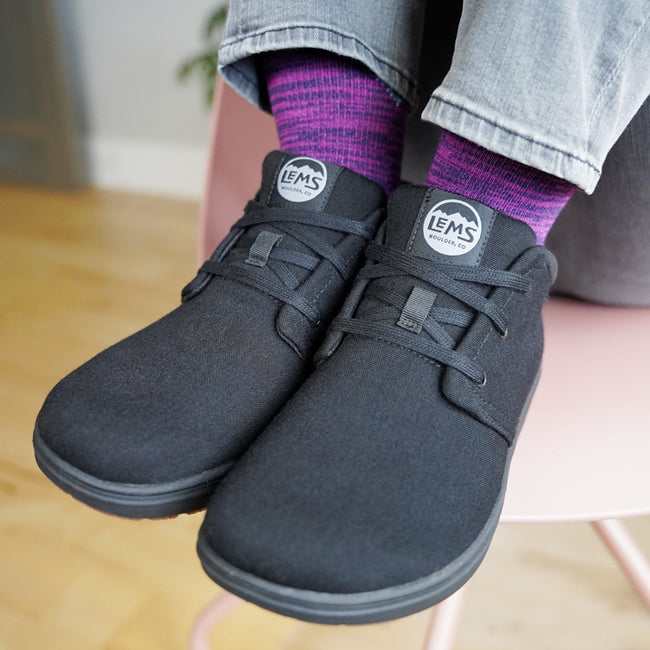 Lems Chukka Grip Canvas Blackout