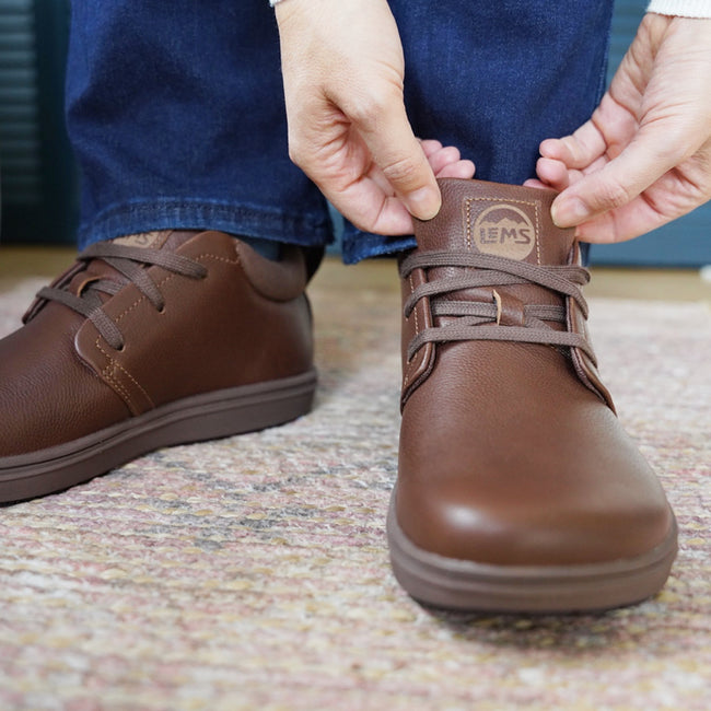 Lems Chukka Grip Leather Chestnut