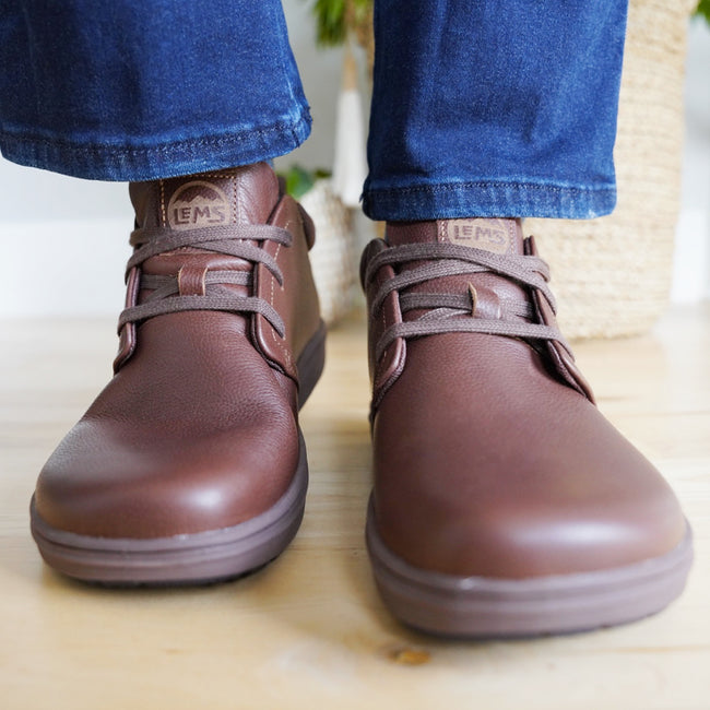 Lems Chukka Grip Leather Chestnut