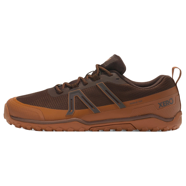スモールゲームセレクト 490BKS Xero Scrambler Trail Low WP Java Brown/Mocha Bisque | Natural Footgear