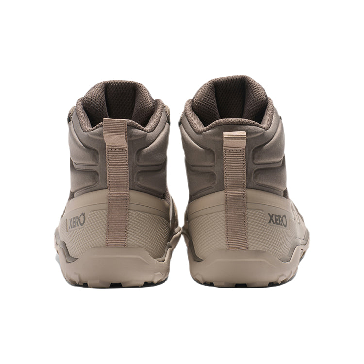 Xero Scrambler Trail Mid WP Morel/Pure Cashmere | Natural Footgear