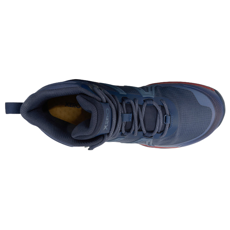 オレオ Xero Scrambler Trail Mid WP Outerspace/Indigo | Natural Footgear