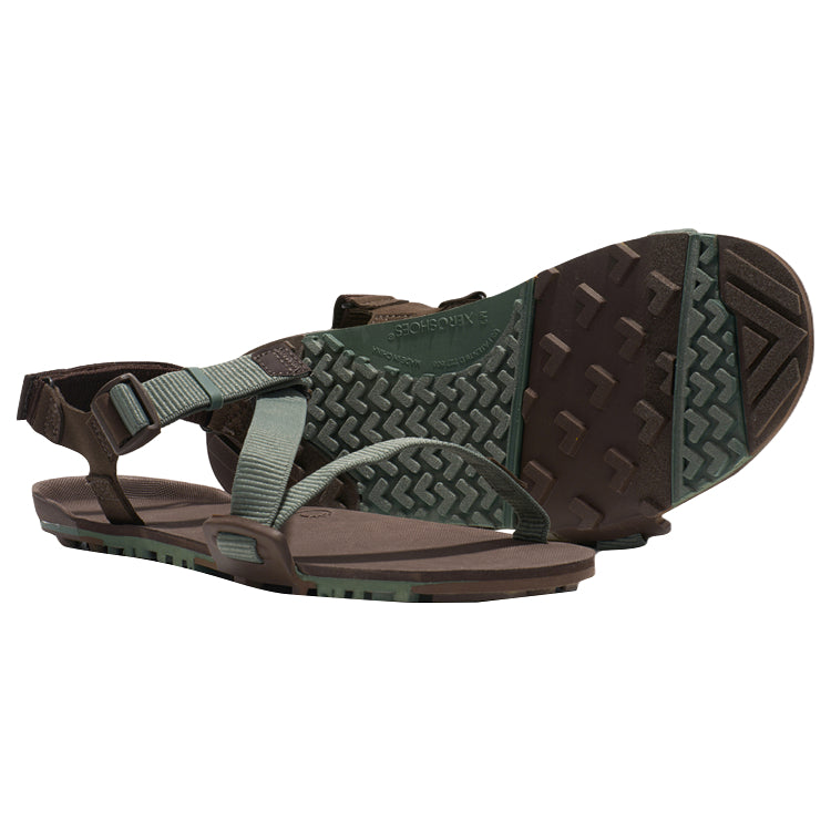 【新品】neru design kozara BRUNT LILY olive① Heeled sandals for women Lola Cruz in leather. Style June