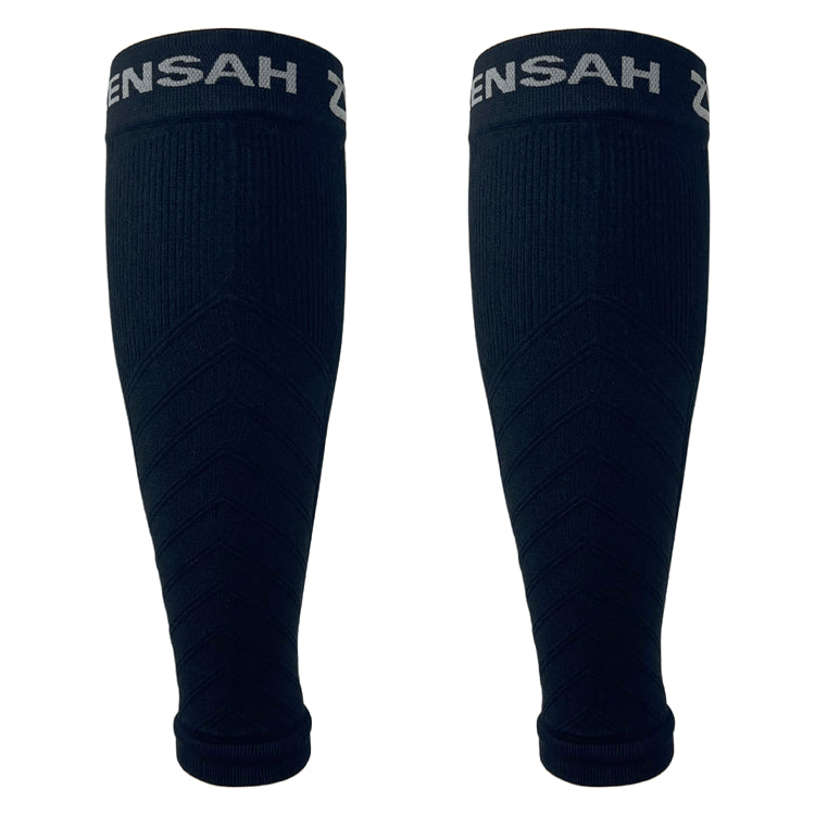 Zensah Compression Leg Sleeves, Navy, Small/Medium 