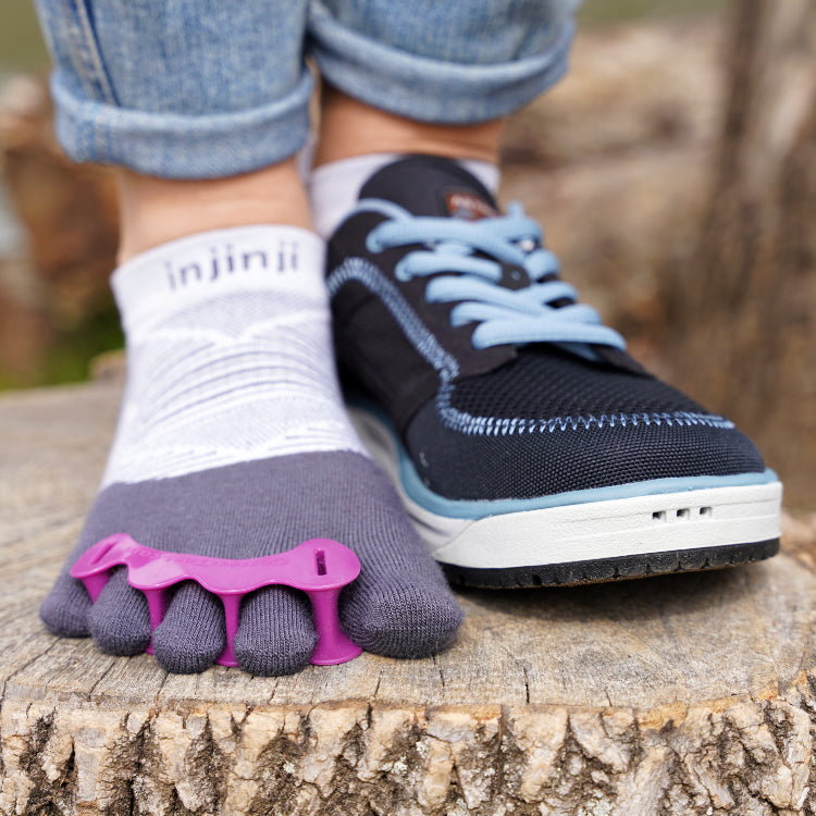 Toe Socks Shoes That Straighten Toes Correct Toes Original Plum