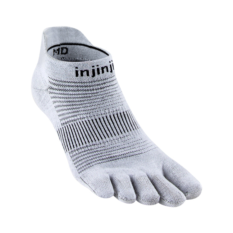 Injinji LW No Show Gray Natural Footgear