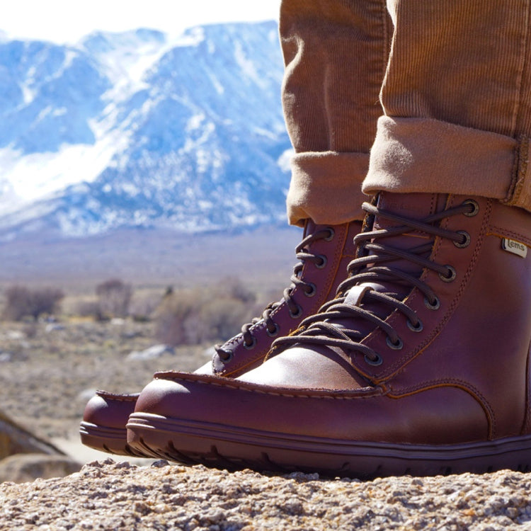 Lems Boulder Boot Leather Russet Natural Footgear