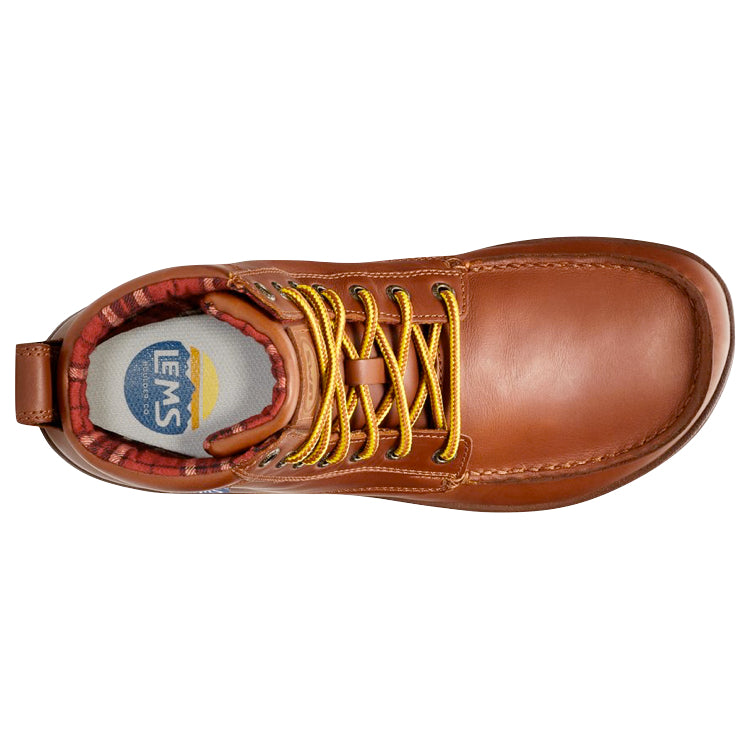 Lems Boulder Boot Leather Russet Natural Footgear