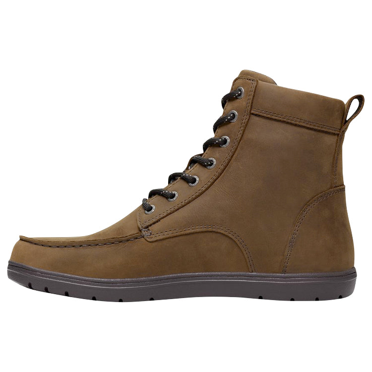 Lems Waterproof Boulder Boot Weathered Umber Natural Footgear