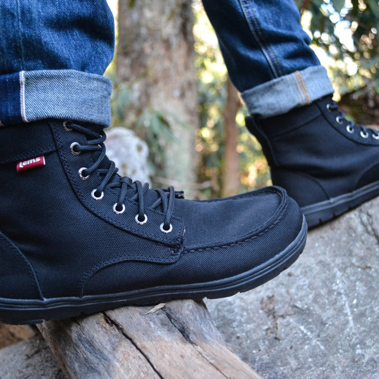 Lems Boulder Boot Vegan Black Natural Footgear